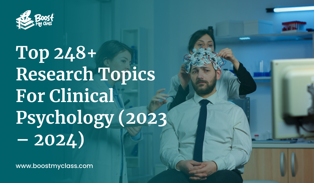 Research Topics For Clinical Psychology Discover 248 Topics